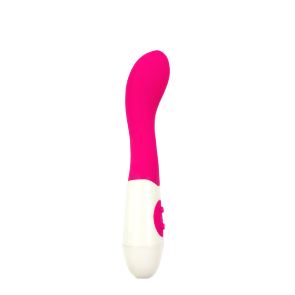 Vibromasseur rose incurvé point G 